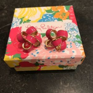 Lilly Pulitzer bow earrings